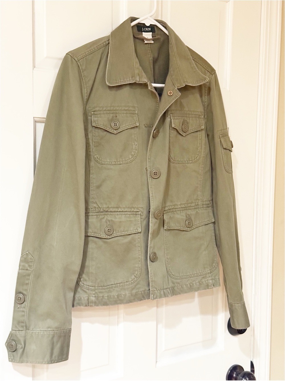 J.Crew Downtown Field Jacket in Olive Green M - Picture 2 of 6